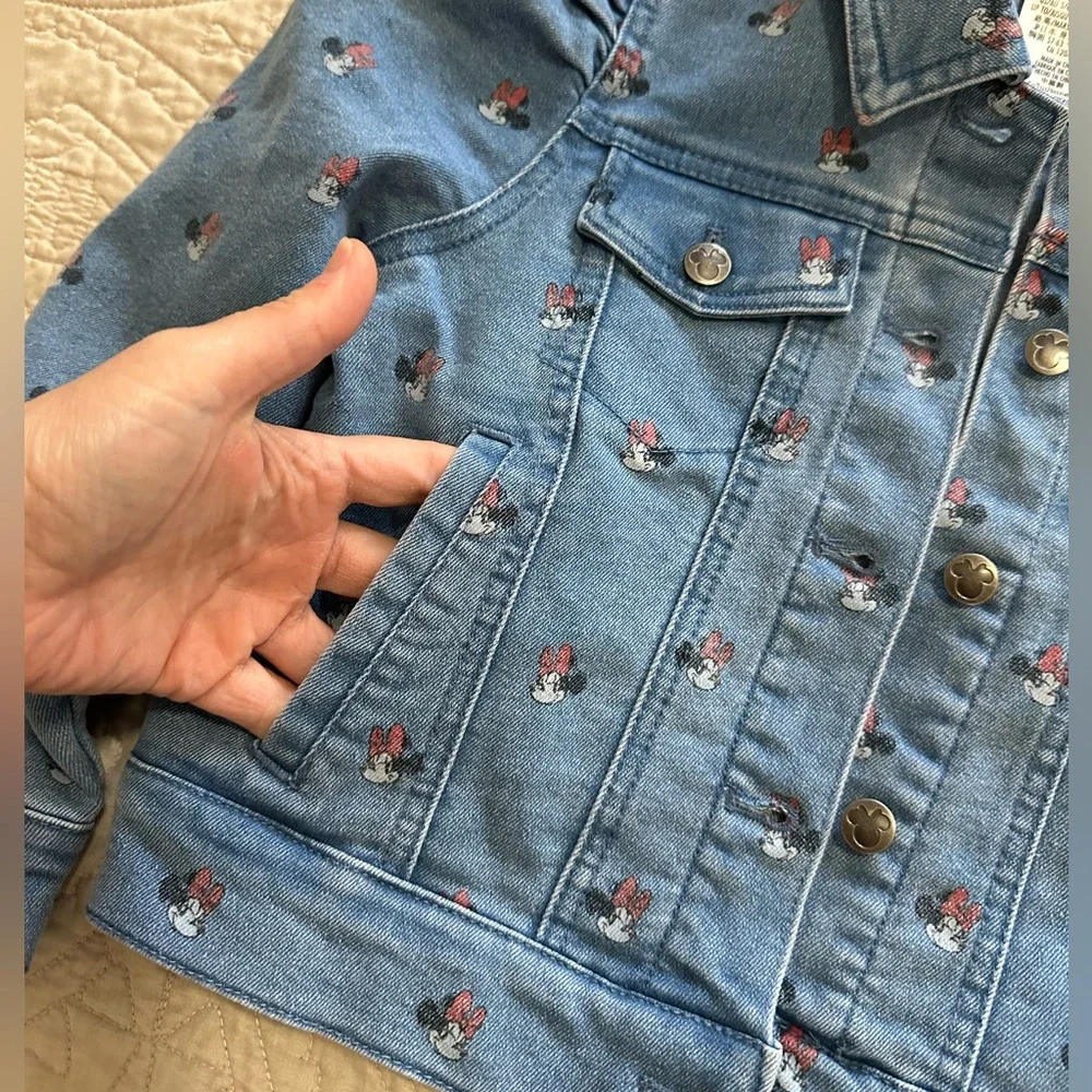 NWT Minnie Mouse Denim Jacket